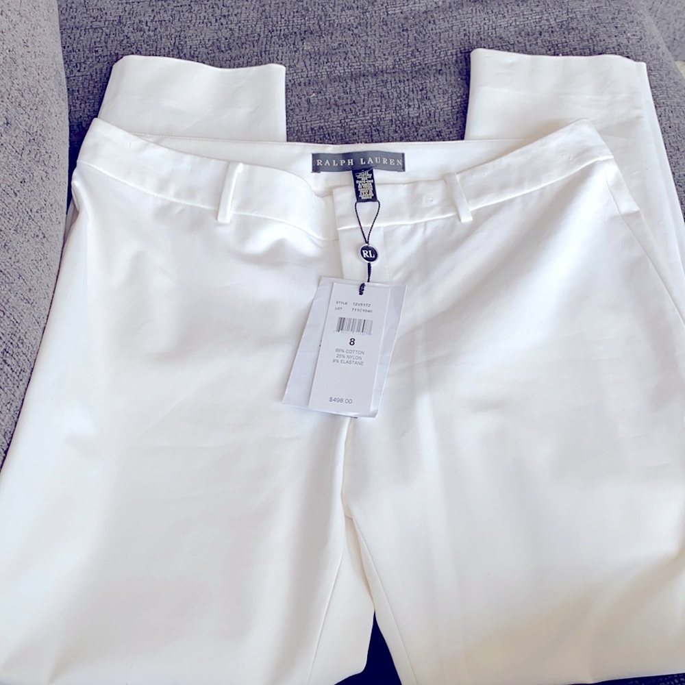 Ralph Lauren white dress pants